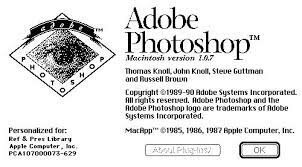 Adobe Photoshop 1.0