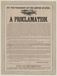 Lincoln Issues the Emancipation Proclamation