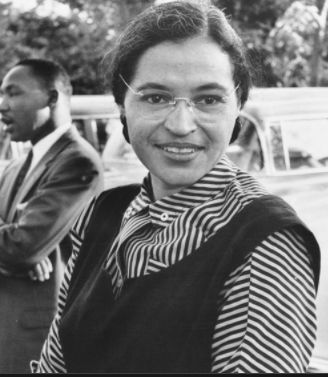 Rosa Parks refuses to give up her seat