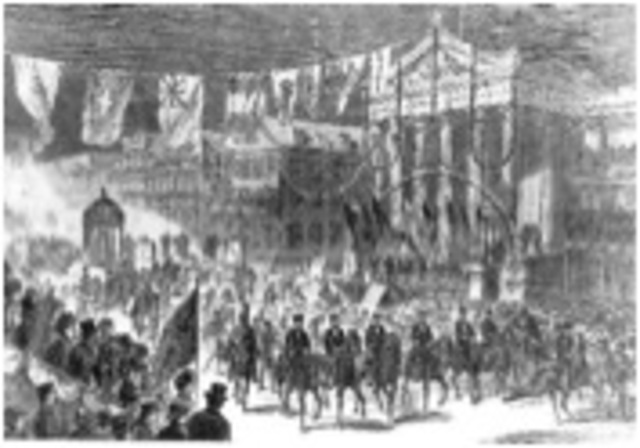 First Mardi Gras parade