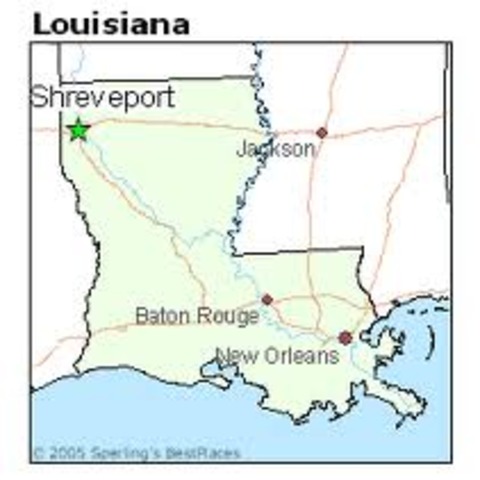 Shreveport is founded