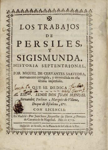 LOS TRABAJOS DE PERSILES Y SEGISMUNDA