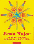 Cartell Festa Major Terrassa 2013