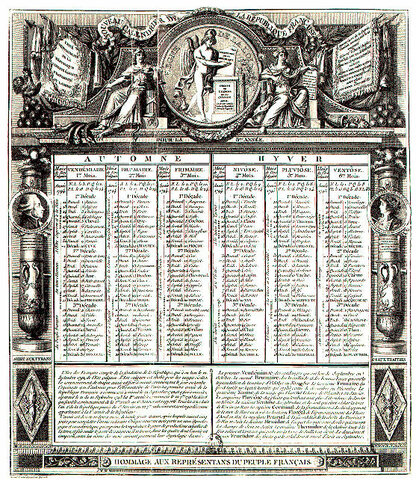 Calendario de la Republica