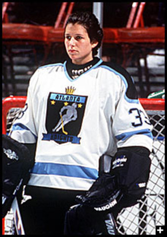 First Woman in an NHL Game