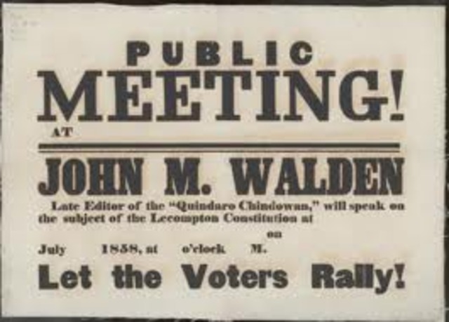 Lecompton Constitution passed