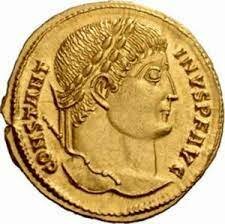 MONEDA SOLIDUS EN CONSTANTINOPLA