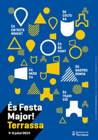 Cartell Festa Major Terrassa 2014