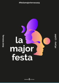 Cartell Festa Major Terrassa 2019
