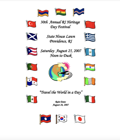 30th Annual RI Heritage Day Festival