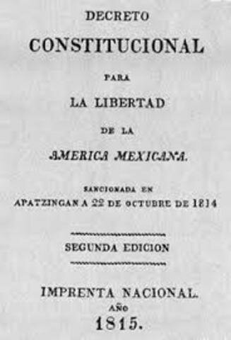 Decreto Constitucional de la América Mexicana
