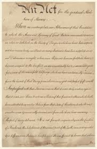 Abolition of slavery act