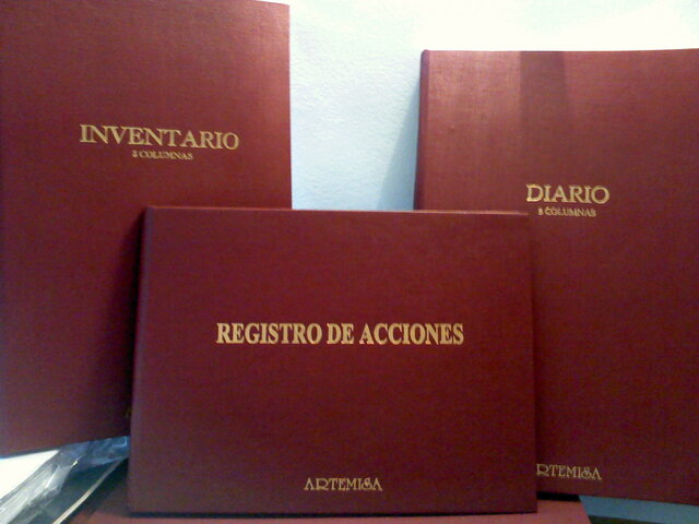 Libros: Cuaderno, Giornale y Memoriale