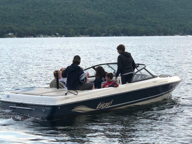 Recibí mi licencia de barco