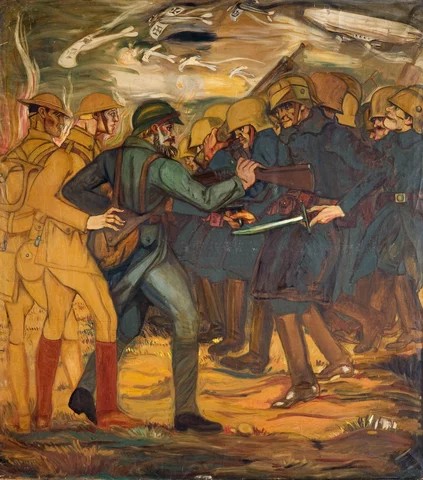 Alegoria a la Primera Guerra Mundial