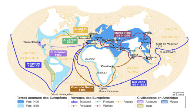 Grandes explorations Européennes