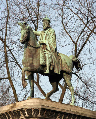 Equestrian Statue of a Carolingian Ruler (M)