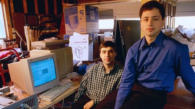 Larry Page y Sergey Brin.
