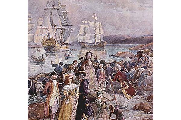 Arrivée des Loyalistes