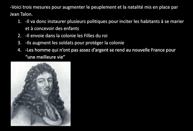 Ch2:Jean talon mesure d’augmenter la population