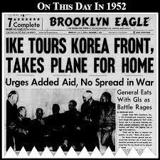 President-elect Dwight Eisenhower follows through with his campaign promise to visit Korea