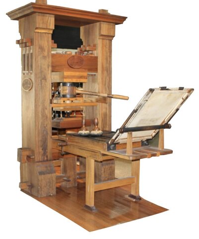 Printing Press - Johannes Gutenberg