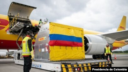 LLEGA PRIMER LOTE DE VACUNAS A COLOMBIA