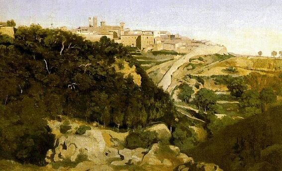 La Città di Volterra, Camille Corot