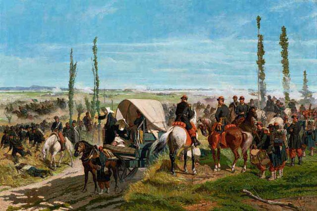 Campo italiano alla battaglia di Magenta, Giovanni Fattori