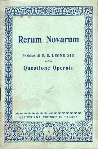 Rerum Novarum e nascita nel Movimento Cattolico