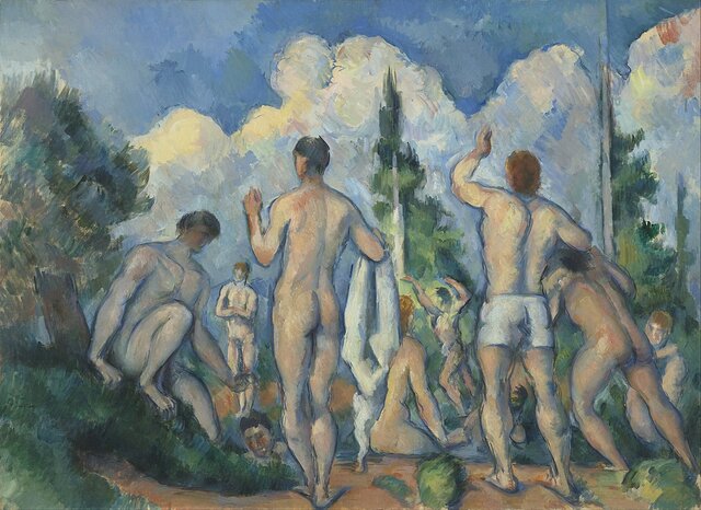 i bagnanti, Cézanne
