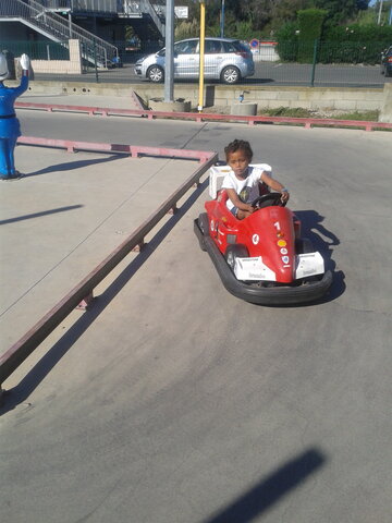 vaig aprendre a anar amb kart