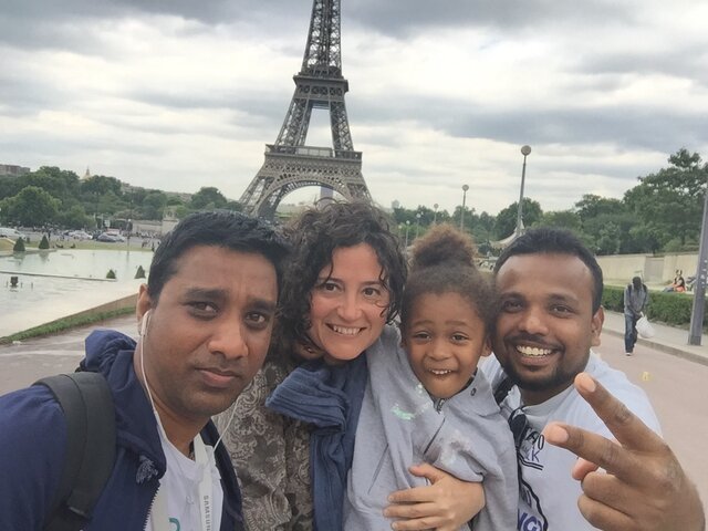 viatjo a Paris a visitar uns amics