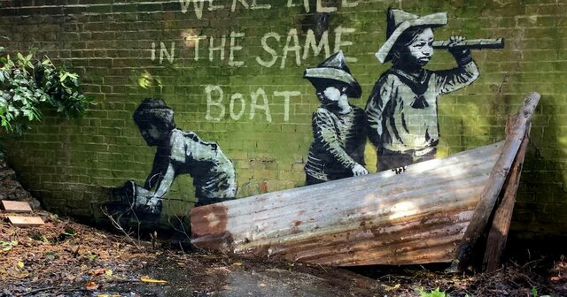 Boot Banksy
