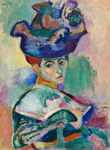 Donna con cappello, Matisse