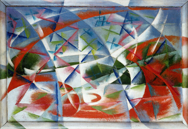 velocità astratta più rumore, Giacomo Balla