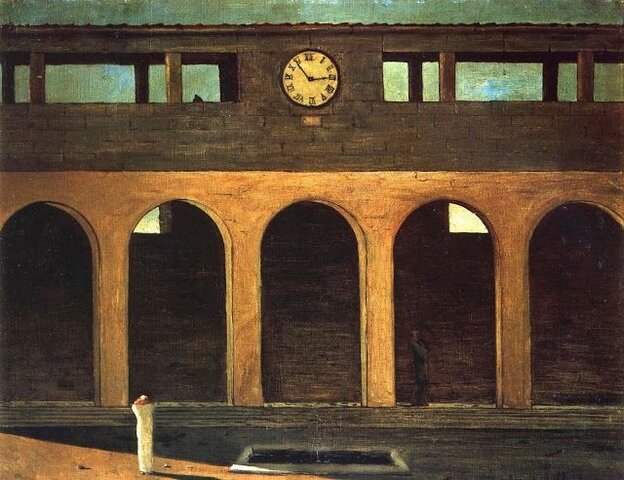 l'enigma dell'ora, Giorgio de Chirico
