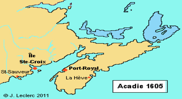 Tentatives de colonisation en Acadie de Champlain