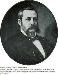 Gabino Barreda director of the National Preparatory School