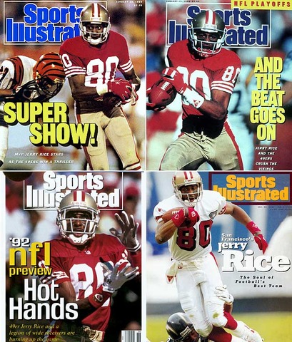 Jerry Rice the legendary Wide-Reciever starting off