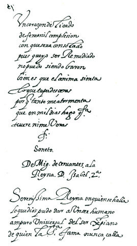 Miguel de Cervantes empieza a escribir