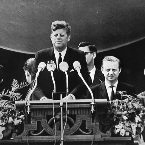 Kennedy Visits West Berlin