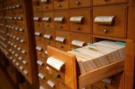 Card catalogs