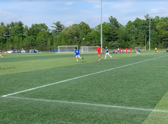 Partido de fútbol en Long Island, Nueva York.