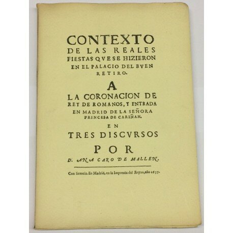 Contexto de las reales fiestas Madrileñas del buen retiro