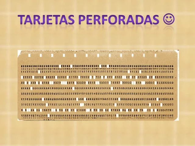 TARJETAS PERFORADAS