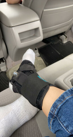 Mi primero torcido de tobillo