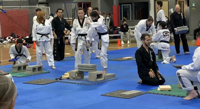 Mi prueba del taekwondo