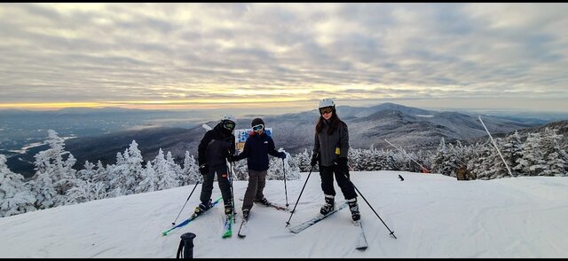Esquiando en Stowe
