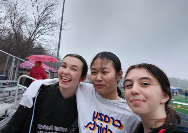 Un Competicion de Pista Lluvioso